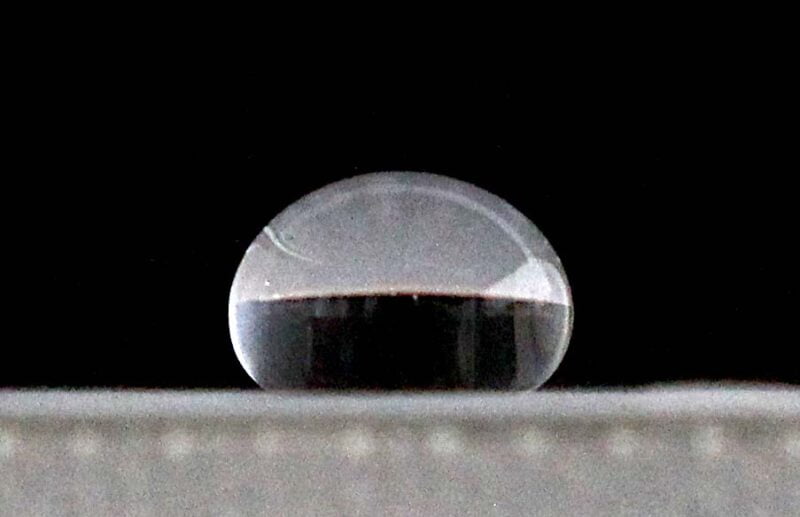 Superhydrophobic Water on Superhydrophobic Surface