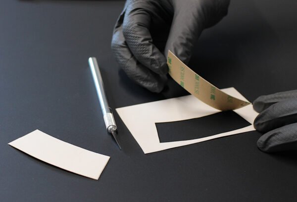 Cutting SH-PTFE Cutting Superhydrophobic PTFE